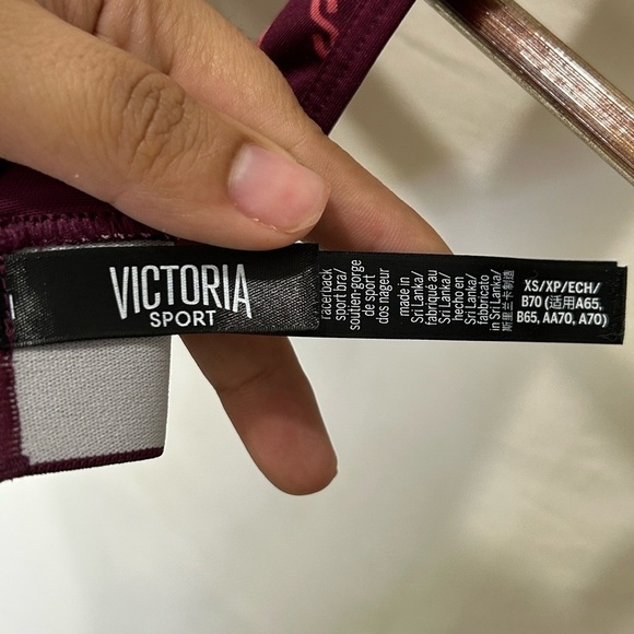 Women's Burgundy Sports Bra size XS - Picture 4 of 4